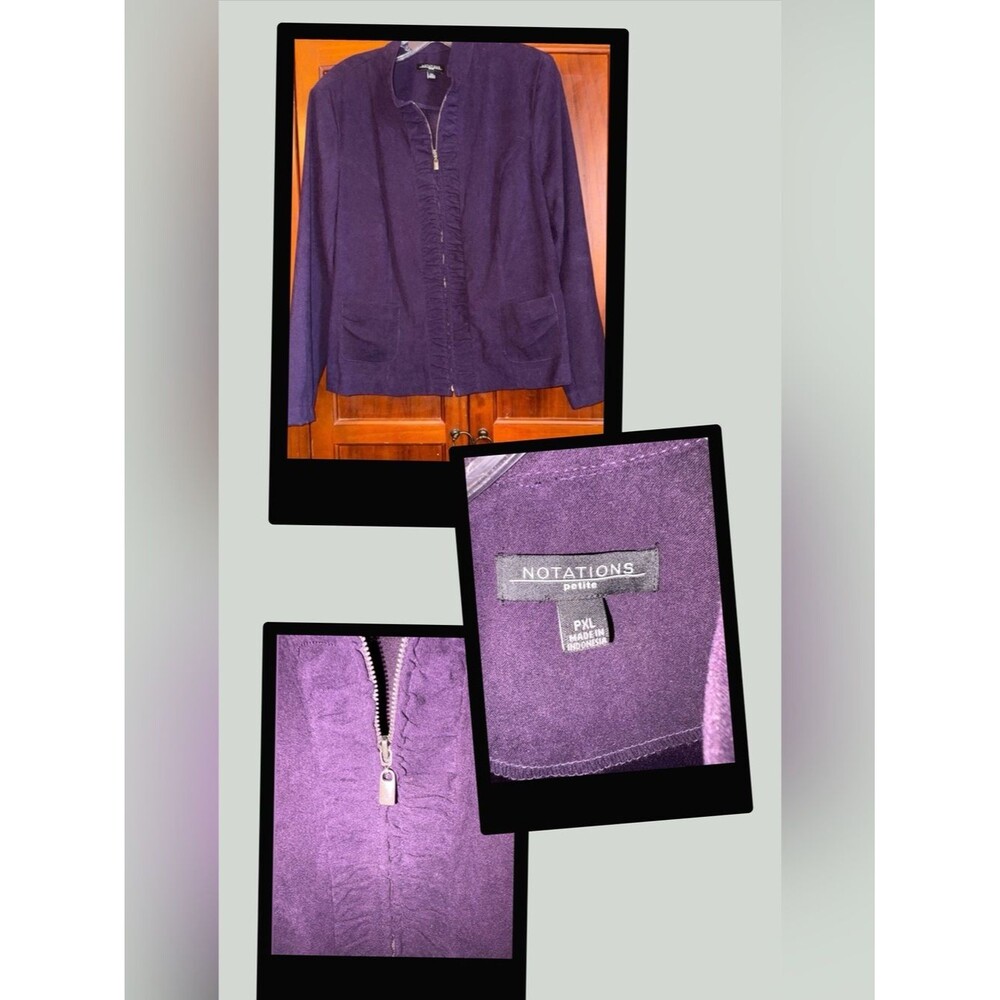 Notations Deep Purple Women's Blazer #1415